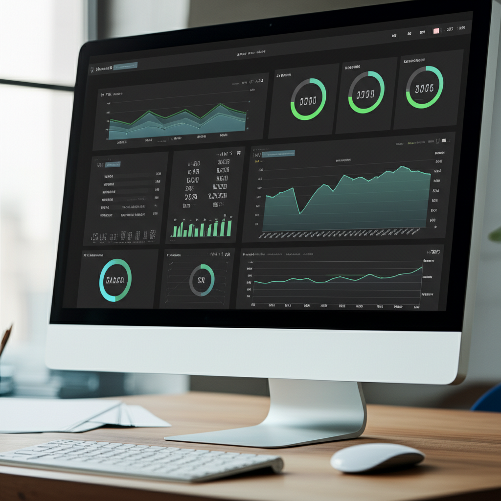 Financial reporting dashboard